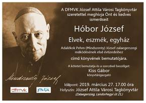 Hóbor József: Elvek, eszmék, egyház - könyvbemutató Hóbor József: Elvek, eszmék, egyház - könyvbemutató
