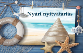 Nyári nyitvatartás 2022. Nyári nyitvatartás 2022.