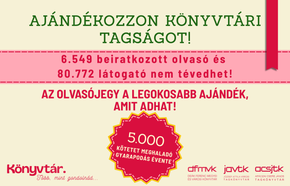 Aj�nd�kozzon k�nyvt�ri tags�got!

