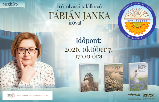 Író-olvasó találkozó Fábián Janka írónővel Író-olvasó találkozó Fábián Janka írónővel