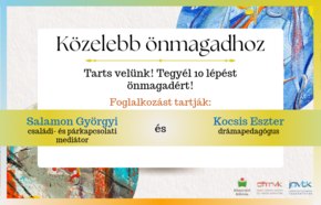 K�ZELEBB �NMAGADHOZ - �nismereti csoport feln�tteknek
