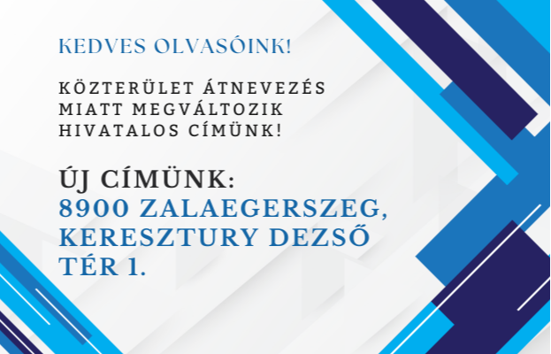 Hivatalos cmnk kzterlet tnevezs miatt megvltozik!