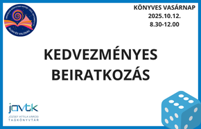 Kedvezményes beiratkozás a Könyves Vasárnapon Kedvezményes beiratkozás a Könyves Vasárnapon
