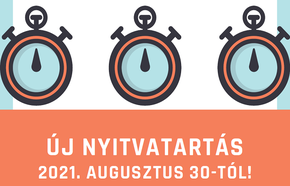 j nyitvatarts 2021. augusztus 30-tl!